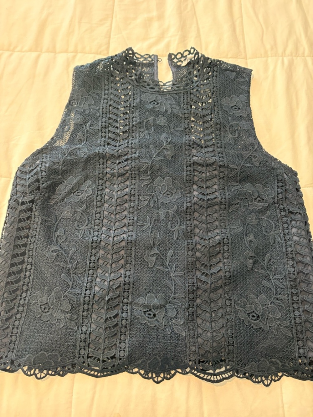 BB Dakota Sleeveless Lace Camisole in Dark Teal